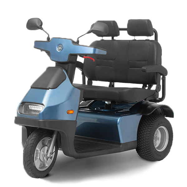Afiscooter S3 Dual Seat 3-Wheel Mobility Scooter