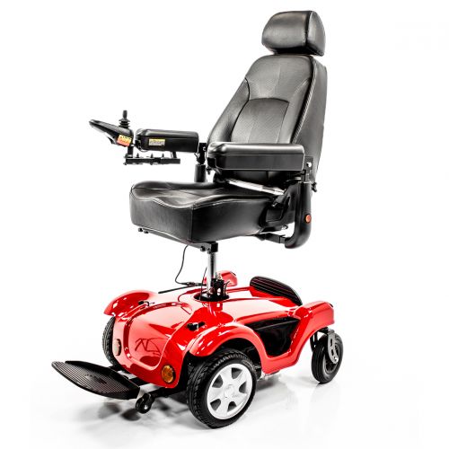 Merits P312A Dualer RWD to FWD-2-in-1 Power Wheelchair with Elevating Seat