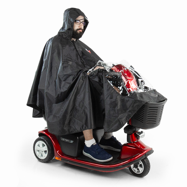 Scooter Rain Poncho by Challenger Mobility
