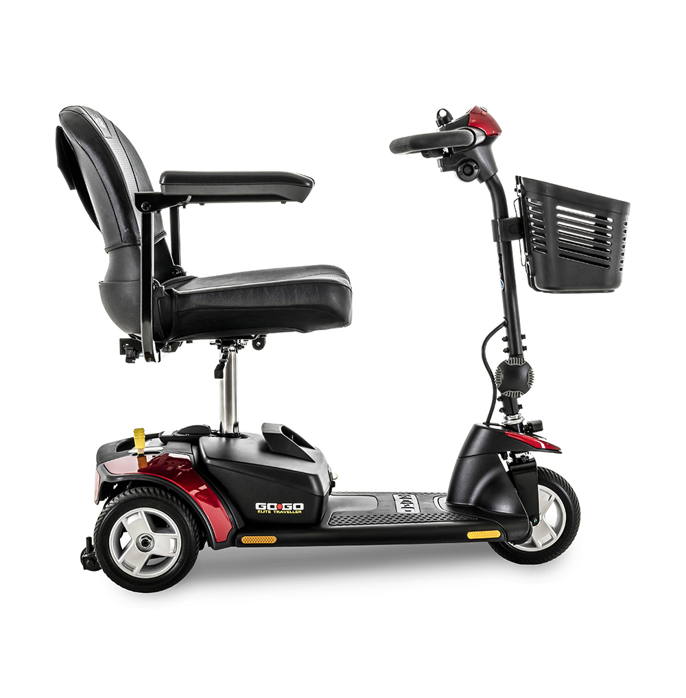 Go-Go Elite Traveller 3 Wheel Travel Mobility Scooter SC40E | Pride Scooters | Free Shipping | Top Mobility